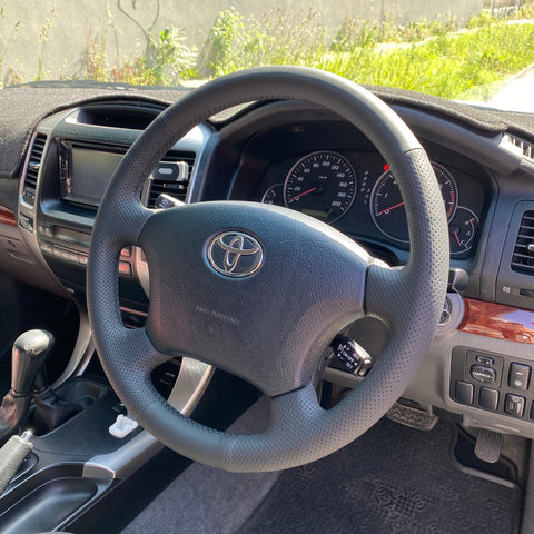 Ready To Ship - Toyota Landcruiser | Hi-Ace | Hilux (1998 - 2006) Steering Wheel Wrap
