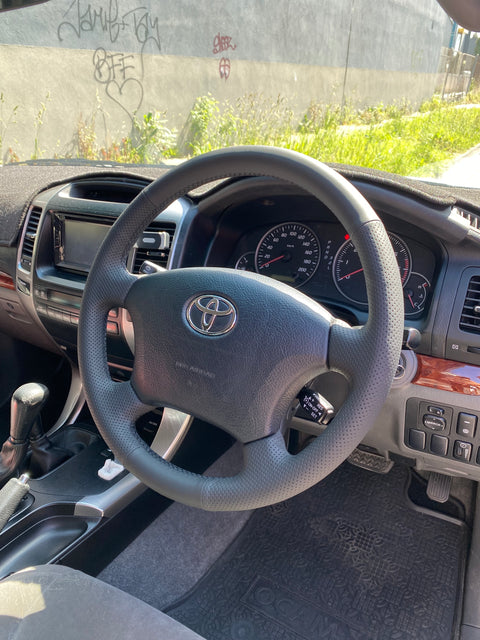 Ready To Ship - Toyota Landcruiser | Hi-Ace | Hilux (1998 - 2006) Steering Wheel Wrap